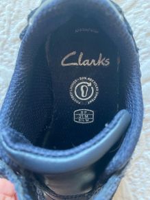 navy clarks shoes 5F