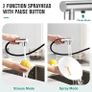 3 Function Sprayer Pull Out Mixer Tap - 360 Swivel Single Handle Tap for Bathroom or Kitchen - Chrome Image 3