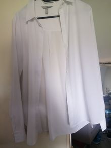 H&M ivory shirt UK 12