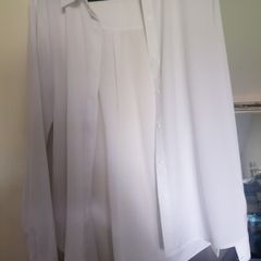 H&M ivory shirt UK 12
