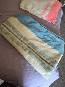Vintage wool blanket