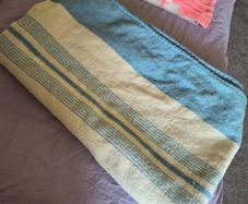 Vintage wool blanket