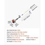 Gas Pole Saw, 33CC 2 Stroke Gas Powered Pole Saws with 20.3 cm Cutting Bar, Cordless Tree Trimmer with 850ml Fuel Tank, 2.08 to 3.58 m Extendable Image 2