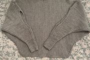 Miss Selfridge Grey Open Sleeve Soft Knit size 6
