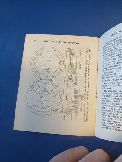 Vintage Garden Pond booklet