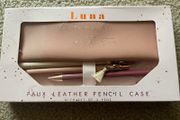 Luna Pencil Case &amp; 3 Pens Gift Set
