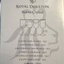 White Wine Royal Doulton Crystal x 4 Image 6