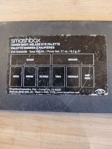 Smashbox eyeshadow palette
