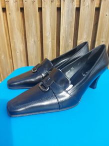 Ladies real leather shoes heels Roberto Gonzalez Spanish leather size 39.5 uk 6 SALE