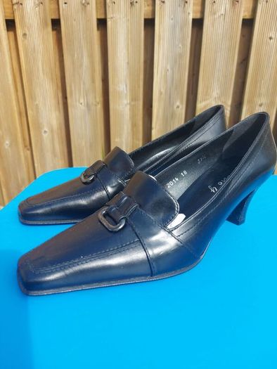 Ladies real leather shoes heels Roberto Gonzalez Spanish leather size 39.5 uk 6 SALE