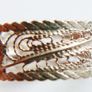 Vintage Sterling Silver Filigree Hoop Earrings Image 6