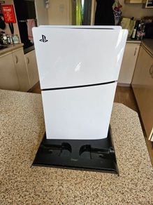 PS5 with Stand and Controller Charger