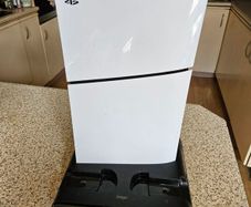 PS5 with Stand and Controller Charger