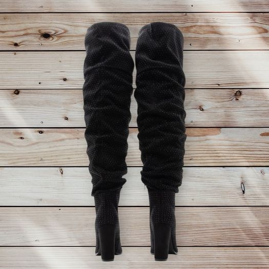 Anna Field Diamante Over The Knee Boots