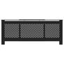 Radiator Cover Black 205 cm Image 3