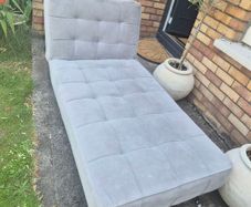 Chaise fold down chair bed