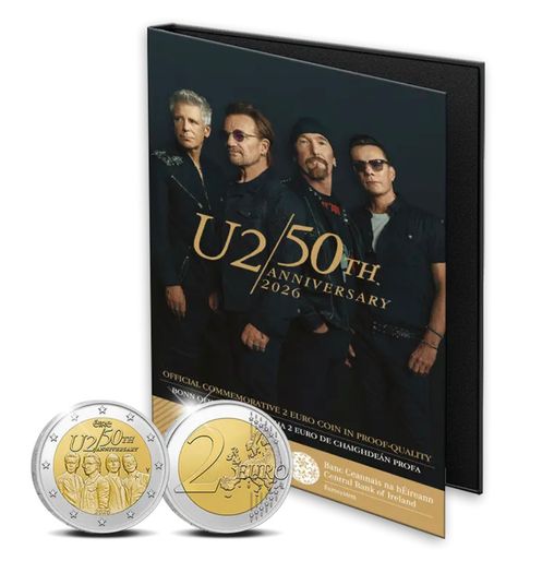 U2 Proof Coin Limited to only 5000 coins