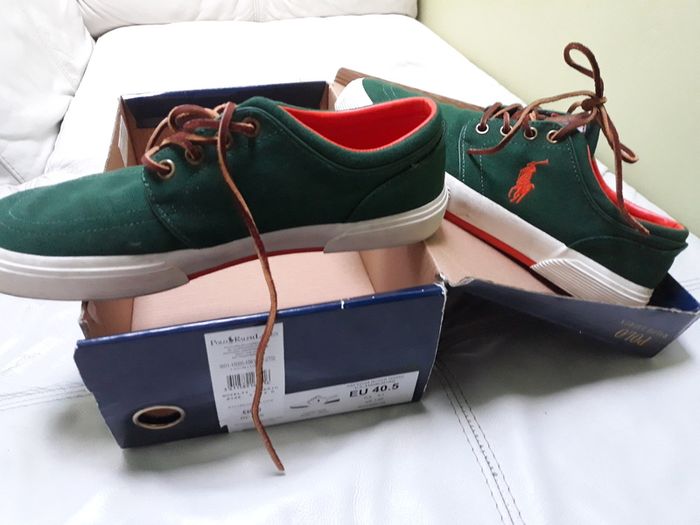 Polo Ralph Lauren Faxon Low-Ne Novelty-Mediu Size UK-6.5/EUR-40.5-2023