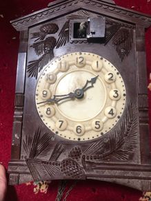 3 antique Cuckoo Clocks