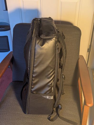 Rockrider Cross-Country Racing Travel Backpack (38L) - Decathlon Cycling & Travel Bag - Black