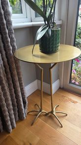 Gold bird foot coffee table
