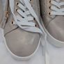 Footwear Taupe Runners with gold zip Image 2