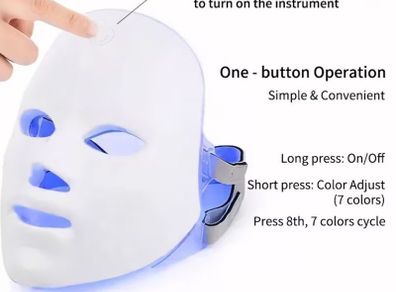 Mask Device, Portable Skincare Tool, Home Beauty Care Kit, USB Rechargeable