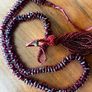 BURBERRY LONDON Burgundy Crystal Neckpiece Image 2