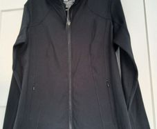 Dunnes black activewear jacket, size large, new with tags