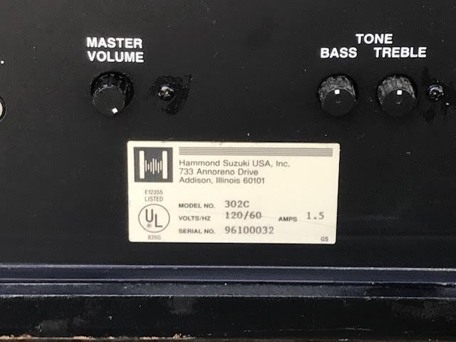 Hammond Suzuki 302C Leslie Speaker Cabinet