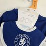 0-1m, Brand-New Official Chelsea FC Baby Starter Set (3 Piece) - Primark Baby Image 4