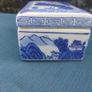 Vintage Chinese Porcelain Lidded Ink Box Image 4