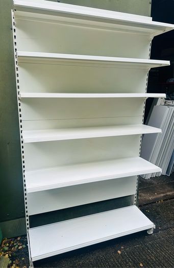 Xl Shop Shelving Display Exhibition Unit - Free Standing - 6 Adjustable Shelves