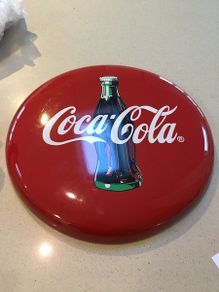 Coca Cola Metal Wall Button