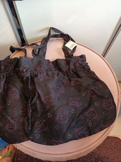 3 x fabric shoulder childrens bags