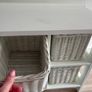 4 wicker drawer storage unit Image 2