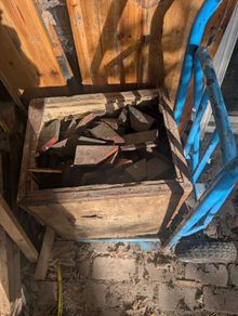 Free Mahogany + Teak Parquet Flooring Offcuts Great for Projects