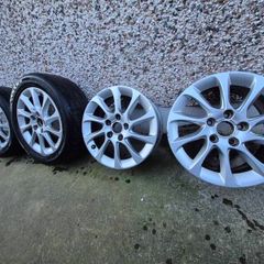 oem audi 16 inch alloys 6.5 et 46 5x112