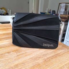 Desigual ladies black handbag
