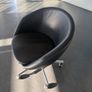 IKEA SKRUVSTA Swivel Chair in Black Faux Leather Image 4