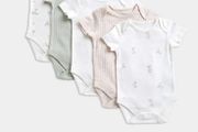 Pure Cotton Baby bodysuit set of 5 Dunnes