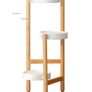 BRAND NEW Solid Wood Bedroom Garden Flower Pot Rack Indoor Balcony Living Room Floor Type Plant Shelf Hotel Lobby Cafe Plant Stands Image 3