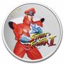 2021 Fiji 50 Cents Silver Coloured Bullion Coins - Street Fighter II Set of 1oz x 4 Coins. Proof- like. Complete collection.( In Capsules) Image 4