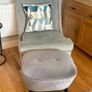3 Seater electric recliners with phone charger, chair with poof & floor mat Image 3