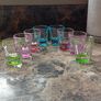 6 coloured shot glasses Image 2