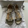 Jimmy  Choo crystal silver sandal size 4 /37 Image 7