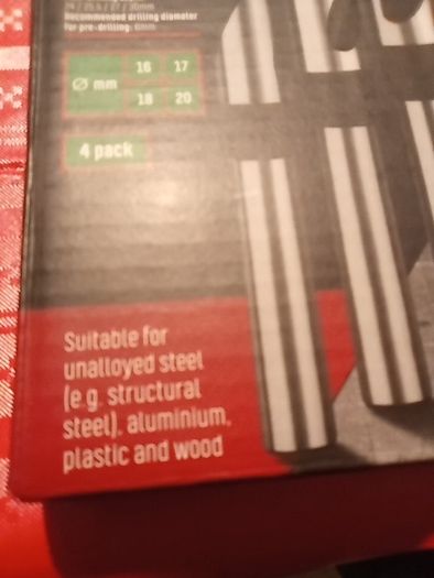Hss twist drill bit set 2 different