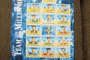 Ireland 2000.Stamp Sheet.Hurling Team of the Millenium.Inc Jack Lynch and Christy Ring.Full set of 15 Players.MNH.