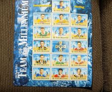 Ireland 2000.Stamp Sheet.Hurling Team of the Millenium.Inc Jack Lynch and Christy Ring.Full set of 15 Players.MNH.
