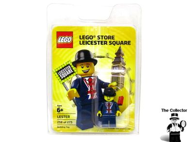 Lego Lester Minifigure - London Leicester Square Limited Edition Exclusive 258 of 275 Plus extras EXTREMELY RARE